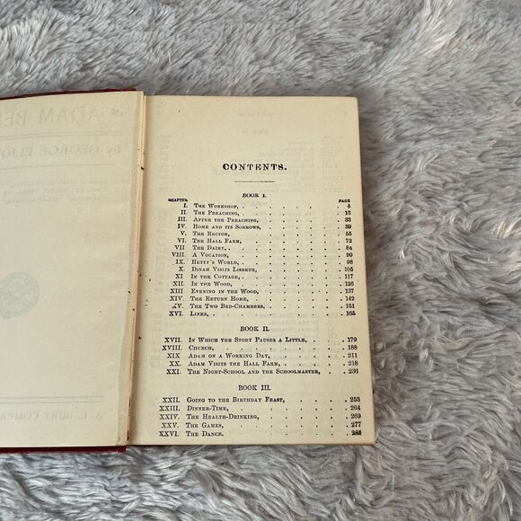 Antique Adam Bede by George Eliot 1925 AL Burt Company Classic Victorian Novel - Picture 7 of 12